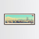 Panoramic Travel Poster Damascus, Syria Canvas Print, Damascus, Syria Painting, Syria Art, Damascus Travel Art, Guest Room Painting