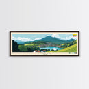 Ibarra, Ecuador Panoramic Travel Poster Canvas Print, Ibarra, Ecuador Painting, Ecuador Art, Ibarra Panoramic Travel Art, Travel Painting
