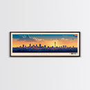 Joinville, Brazil Panoramic Travel Poster Canvas Print, Joinville, Brazil Painting, Brazil Art, Joinville Travel Art, Living Room Painting
