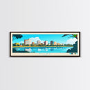 Kitwe, Zambia Panoramic Travel Poster Canvas Print, Kitwe, Zambia Painting, Zambia Art, Kitwe Panoramic Travel Art, Travel Painting