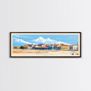 Lobito, Angola Travel Poster Panoramic Canvas Print, Lobito, Angola Painting, Angola Art, Lobito Travel Art, Guest Room Painting