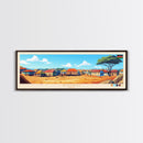 Ruiru, Kenya Panoramic Travel Poster Canvas Print, Ruiru, Kenya Painting, Kenya Art, Ruiru Travel Art, Living Room Painting