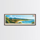 San Luis Potosi, Mexico Panoramic Travel Poster Canvas Print, San Luis Potosi, Mexico Painting, Mexico Art, San Luis Potosi Panoramic Travel Art, Travel Painting