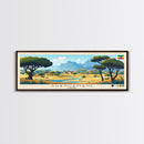 Shashamane, Ethiopia Travel Poster Panoramic Canvas Print, Shashamane, Ethiopia Painting, Ethiopia Art, Shashamane Travel Art, Guest Room Painting
