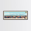 Sodo, Ethiopia Panoramic Travel Poster Canvas Print, Sodo, Ethiopia Painting, Ethiopia Art, Sodo Panoramic Travel Art, Travel Painting
