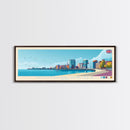 Southend-on-Sea, England Panoramic Travel Poster Canvas Print, Southend-on-Sea, England Painting, England Art, Southend-on-Sea Panoramic Travel Art, Travel Painting