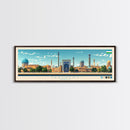 Tashkent, Uzbekistan Travel Poster Panoramic Canvas Print, Tashkent, Uzbekistan Painting, Uzbekistan Art, Tashkent Travel Art, Guest Room Painting