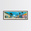 Aparecida de Goiania, Brazil Panoramic Canvas Print, Aparecida de Goiania, Brazil Painting, Brazil Art, Aparecida de Goiania Travel Poster, Travel Art, Guest Room Painting