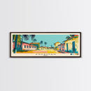 Ashaiman, Ghana Panoramic Canvas Print, Ashaiman, Ghana Painting, Ghana Art, Ashaiman Travel Poster, Travel Art, Guest Room Painting