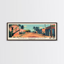 Bobo-Dioulasso, Burkina Faso Panoramic Canvas Print, Bobo-Dioulasso, Burkina Faso Painting, Burkina Faso Art, Bobo-Dioulasso Travel Poster, Travel Art, Guest Room Painting