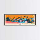 Dakar, Senegal Panoramic Canvas Print, Dakar, Senegal Painting, Senegal Art, Dakar Travel Poster, Travel Art, Vacation Gift