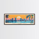 Dar es Salaam, Tanzania Panoramic Canvas Print, Dar es Salaam, Tanzania Painting, Tanzania Art, Dar es Salaam Travel Poster, Travel Art, Living Room Painting