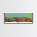 Dessie, Ethiopia Panoramic Canvas Print, Dessie, Ethiopia Painting, Ethiopia Art, Dessie Travel Poster, Travel Art, Housewarming Gift