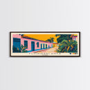 Floridablanca, Colombia Panoramic Canvas Print, Floridablanca, Colombia Painting, Colombia Art, Floridablanca Travel Poster, Travel Art, Housewarming Gift