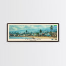 Freetown, Sierra Leone Panoramic Canvas Print, Freetown, Sierra Leone Painting, Sierra Leone Art, Freetown Travel Poster, Travel Art, Living Room Painting