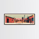 Garoua, Cameroon Panoramic Canvas Print, Garoua, Cameroon Painting, Cameroon Art, Garoua Travel Poster, Travel Art, Guest Room Painting