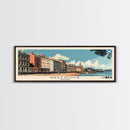 Greenock, Scotland Panoramic Canvas Print, Greenock, Scotland Painting, Scotland Art, Greenock Travel Poster, Travel Art, Guest Room Painting