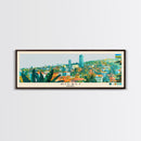 Kigali, Rwanda Panoramic Canvas Print, Kigali, Rwanda Painting, Rwanda Art, Kigali Travel Poster, Travel Art, Housewarming Gift