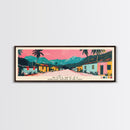 Kolwezi, Congo Panoramic Canvas Print, Kolwezi, Congo Painting, Congo Art, Kolwezi Travel Poster, Travel Art, Guest Room Painting