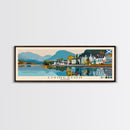 Livingston, Scotland Panoramic Canvas Print, Livingston, Scotland Painting, Scotland Art, Livingston Travel Poster, Travel Art, Vacation Gift