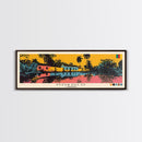 Mokolo, Cameroon Panoramic Canvas Print, Mokolo, Cameroon Painting, Cameroon Art, Mokolo Travel Poster, Travel Art, Housewarming Gift