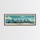 Pretoria, South Africa Panoramic Canvas Print, Pretoria, South Africa Painting, South Africa Art, Pretoria Travel Poster, Travel Art, Guest Room Painting