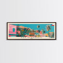 San Bernardo, Chile Panoramic Canvas Print, San Bernardo, Chile Painting, Chile Art, San Bernardo Travel Poster, Travel Art, Vacation Gift