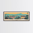 Shashamane, Ethiopia Panoramic Canvas Print, Shashamane, Ethiopia Painting, Ethiopia Art, Shashamane Travel Poster, Travel Art, Guest Room Painting