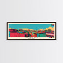 Soweto, South Africa Panoramic Canvas Print, Soweto, South Africa Painting, South Africa Art, Soweto Travel Poster, Travel Art, Vacation Gift