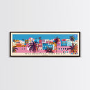 Woqooyi Galbeed, Somalia Panoramic Canvas Print, Woqooyi Galbeed, Somalia Painting, Somalia Art, Woqooyi Galbeed Travel Poster, Travel Art, Housewarming Gift
