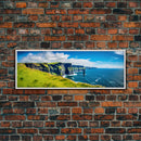 Panoramic of the Cliffs Of Moher Ireland, Extra Large Wall Art, Panoramic Wall Art, Panoramic Print, Landscape Photography, Landscape Print