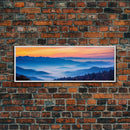 Panoramic of Great Smoky Mountains National Park, Extra Large Wall Art, Panoramic Wall Art, Panoramic Landscape Print, Landscape Photography