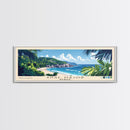 Anse Major, Seychelles Panoramic Beach Print, Vacation Gift, Seychelles Wall Art, Beach Painting, Beach Decor, Beach Painting