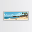 Arugam Bay, Sri Lanka Panoramic Beach Print, Vacation Gift, Sri Lanka Wall Art, Framed Canvas Print, Framed Beach Painting