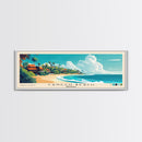 Canggu Beach, Indonesia Panoramic Print, Vacation Gift, Indonesia Wall Art, Beach Painting, Beach Decor, Beach Or Lakehouse Art