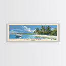 Cat Island, Bahamas Panoramic Beach Print, Vacation Gift, Bahamas Wall Art, Beach Painting, Beach Decor, Beach Painting
