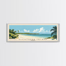 Eleuthera Island, Bahamas Panoramic Beach Print, Vacation Gift, Bahamas Wall Art, Beach Painting, Beach Decor, Beach Painting