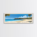 Folkestone Beach, Barbados Panoramic Print, Vacation Gift, Barbados Wall Art, Beach Painting, Beach Decor, Beach Or Lakehouse Art
