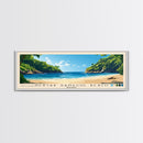 Gertak Sanggul Beach, Malasyia Panoramic Print, Vacation Gift, Malasyia Wall Art, Vacation Wall Art, Vacatation Memories, Beach Decor, Beach Or Lakehouse Art