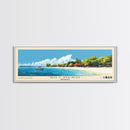 Gili Meno, Indonesia Panoramic Beach Print, Vacation Gift, Indonesia Wall Art, Beach Painting, Beach Decor, Beach Painting