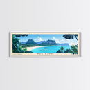 Ko Lipe, Thailand Panoramic Print, Vacation Gift, Thailand Wall Art, Beach Painting, Beach Decor, Beach Or Lakehouse Art