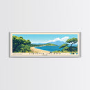 Likoma Island, Malawi Panoramic Print, Vacation Gift, Malawi Wall Art, Beach Painting, Beach Decor, Large Wall Art, Wood Frame Art
