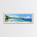 Lime Cay, Jamaica Panoramic Print, Vacation Gift, Jamaica Wall Art, Beach Painting, Beach Decor, Beach Or Lakehouse Art