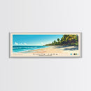 Punta Cana, Dominican Republic Panoramic Print, Vacation Gift, Dominican Republic Wall Art, Vacation Wall Art, Vacatation Memories, Beach Decor, Beach Or Lakehouse Art