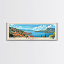 Saharun, Croatia Panoramic Print, Vacation Gift, Croatia Wall Art, Beach Painting, Beach Decor, Beach Or Lakehouse Art