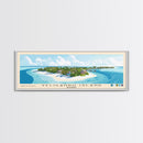 Veligandu Island, Maldives Panoramic Beach Print, Vacation Gift, Maldives Wall Art, Beach Painting, Beach Decor, Beach Painting