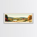 langeog, Germany Panoramic Beach Print, Vacation Gift, Germany Wall Art, Framed Canvas Print, Framed Beach Painting