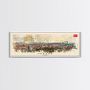 Ankara Turkey Travel Print Wall Art, Panoramic City Art, Travel Art, Wall Decor, Vacation Gift, Framed Canvas Print Or Metal Art