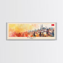 Bursa Turkey Travel Print Wall Art, Panoramic City Art, Travel Art, Wall Decor, Vacation Gift, Framed Canvas Print Or Metal Art