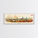 Bydgoszcz Poland Travel Art, City Art, Framed Canvas Print or Metal Wall Art, Europe Travel Poster, Panoramic Wall Art, Extra Wide Wall Art